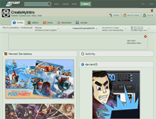 Tablet Screenshot of createmyintro.deviantart.com