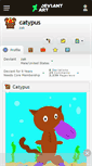 Mobile Screenshot of catypus.deviantart.com