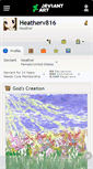 Mobile Screenshot of heatherv816.deviantart.com