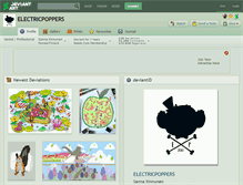 Tablet Screenshot of electricpoppers.deviantart.com