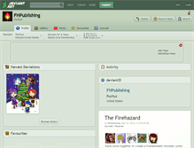 Tablet Screenshot of fhpublishing.deviantart.com