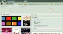 Desktop Screenshot of juanitothevampire.deviantart.com