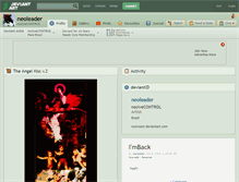 Tablet Screenshot of neoleader.deviantart.com