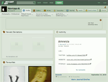 Tablet Screenshot of nevrose-m.deviantart.com