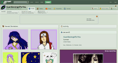 Desktop Screenshot of guardianangelforyou.deviantart.com