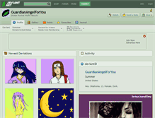 Tablet Screenshot of guardianangelforyou.deviantart.com
