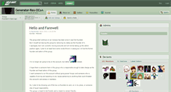 Desktop Screenshot of generator-rex-ocs.deviantart.com
