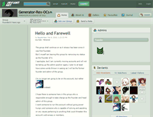Tablet Screenshot of generator-rex-ocs.deviantart.com