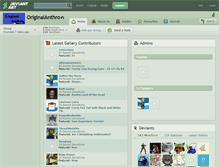 Tablet Screenshot of originalanthro.deviantart.com