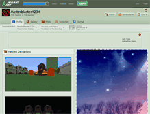 Tablet Screenshot of masterblaster1234.deviantart.com
