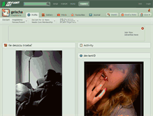 Tablet Screenshot of geischa.deviantart.com