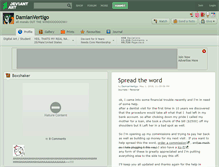 Tablet Screenshot of damianvertigo.deviantart.com