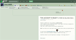 Desktop Screenshot of crazy-cat009.deviantart.com