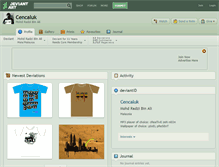 Tablet Screenshot of cencaluk.deviantart.com