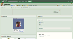 Desktop Screenshot of drinkdeep.deviantart.com