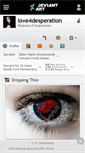 Mobile Screenshot of love4desperation.deviantart.com