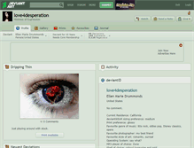 Tablet Screenshot of love4desperation.deviantart.com