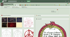 Desktop Screenshot of postermasterchef.deviantart.com