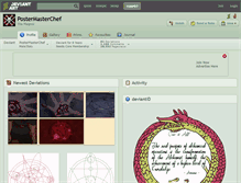 Tablet Screenshot of postermasterchef.deviantart.com