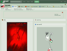 Tablet Screenshot of hanzala.deviantart.com