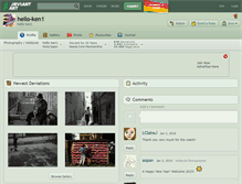 Tablet Screenshot of hello-ken1.deviantart.com