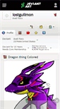 Mobile Screenshot of lostguilmon.deviantart.com