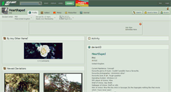 Desktop Screenshot of heartraped.deviantart.com