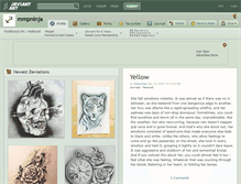 Tablet Screenshot of mmpninja.deviantart.com