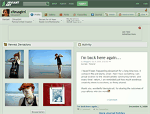 Tablet Screenshot of citrusgirrl.deviantart.com