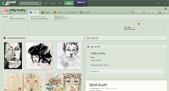 Desktop Screenshot of milky-toothy.deviantart.com