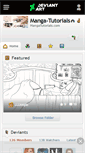 Mobile Screenshot of manga-tutorials.deviantart.com