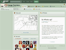 Tablet Screenshot of manga-tutorials.deviantart.com