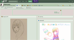 Desktop Screenshot of mirai-moro.deviantart.com