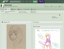 Tablet Screenshot of mirai-moro.deviantart.com