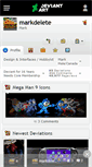 Mobile Screenshot of markdelete.deviantart.com