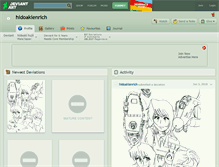 Tablet Screenshot of hidoakienrich.deviantart.com