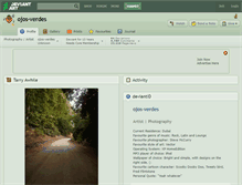 Tablet Screenshot of ojos-verdes.deviantart.com