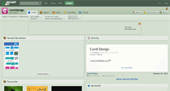 Desktop Screenshot of coreldesign.deviantart.com