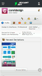 Mobile Screenshot of coreldesign.deviantart.com