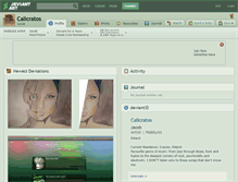 Tablet Screenshot of calicratos.deviantart.com