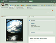 Tablet Screenshot of celeste.deviantart.com