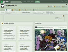 Tablet Screenshot of diamondheart31.deviantart.com
