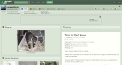 Desktop Screenshot of lunaanthros.deviantart.com