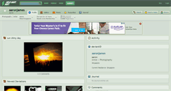 Desktop Screenshot of aaronjames.deviantart.com