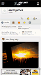 Mobile Screenshot of aaronjames.deviantart.com