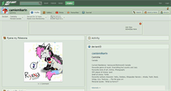 Desktop Screenshot of camiemikarin.deviantart.com