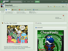 Tablet Screenshot of chessyoshi.deviantart.com