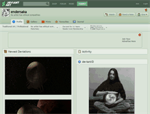 Tablet Screenshot of endersaka.deviantart.com