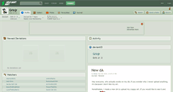 Desktop Screenshot of grinjr.deviantart.com