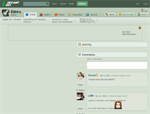 Tablet Screenshot of ebbiru.deviantart.com